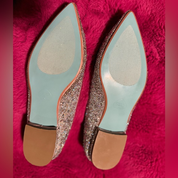 Betsey Johnson Crystal Studded Flats - Picture 7 of 13